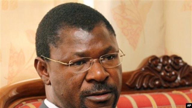 FILE-In this file photo taken Thursday, July 8, 2010 Kenyan Foreign Affairs Minister Moses Wetangula is seen during an interview with The Associated Press in Nairobi, Kenya. Wetangula quit his Cabinet post on Wednesday, Oct. 27, 2010 to allow investigatio