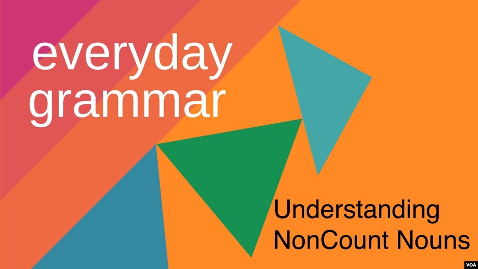 Understanding Noncount Nouns Sununubah