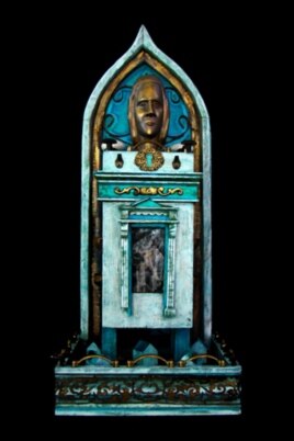 Lori Gordon created 'Habitat', made from Katrina debris, for former President Jimmy Carter and his wife, Rosalynn, who came to rebuild with Habitat for Humanity in spring 2008.