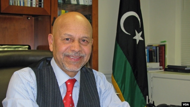 Libyan Ambassador to the U.S. Ali Suleiman Aujali at his Washington office, Feb 2013.