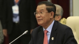 Cambodian Prime Minister Hun Sen (2012 file photo)