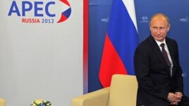 Russian President Vladimir Putin at the Asia-Pacific Economic Cooperation (APEC) summit in Vladivostok, Sept. 7, 2012.  