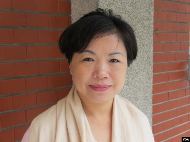 执政党国民党立委杨琼璎(美国之音张永泰拍摄)