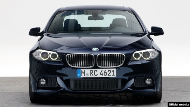 BMW série 5, modelo de 2012