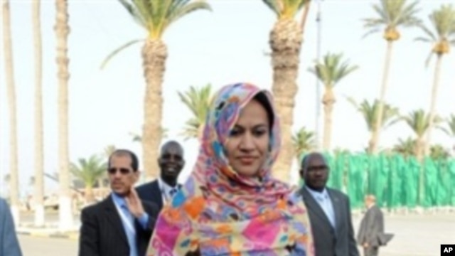 Mauritania's Foreign Minister Naha Mint Hamdi Oult Mouknass