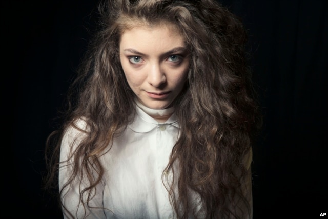Australian singer Lorde poses for a portrait, on Nov. 8, 2013 in New York.