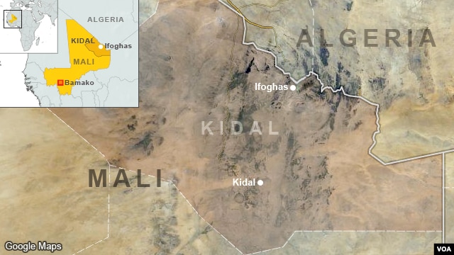 La carte des Ifoghas