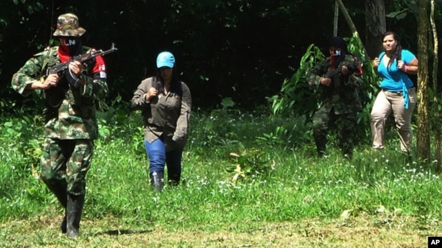 El año pasado el ELN secuestró a dos trabajadoras de un oleoducto en Saravena, en el norte de Colombia.