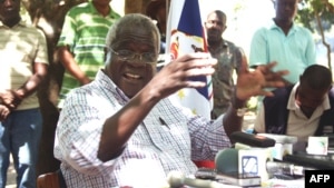 Afonso Dhlakama, presidente da Renamo