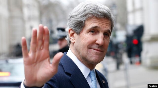 Wezîrê Derve John Kerry, roja Duşemê li Londonê, 