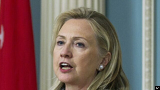 US Secretary of State Hillary Rodham Clinton, Feb. 1, 2011.