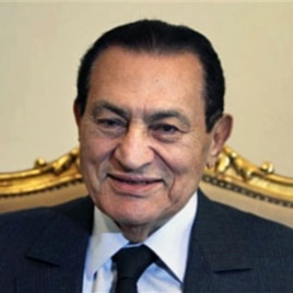 Egyptian President Hosni Mubarak (File)