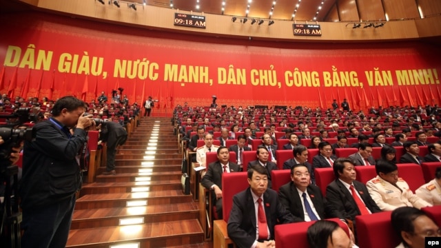 Khai mạc Đại hội Đảng Cộng sản Việt Nam lần thứ 12, ngày 21 tháng 1 năm 2016.