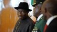 Nigerian President Goodluck Jonathan (L) arrives to attend the closing session of the ECOWAS summit in Abuja, Nigeria, July 18, 2013.
