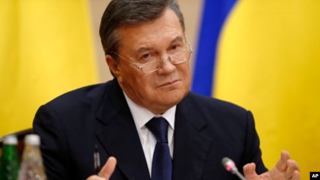 Tổng thống Ukraina bị lật đổ Viktor Yanukovych có thể nằm trong danh sách đóng băng tài sản của EU.
