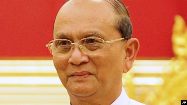Burma President Thein Sein, May 14, 2012. 