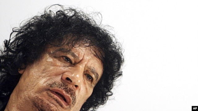 Libyan leader Col. Moammar Gadhafi (file photo)
