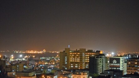 Imagem nocturna de Maputo