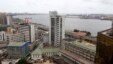 A view is seen of the Nigeria stock exchange building in the central business district in Lagos, April 10, 2013. 