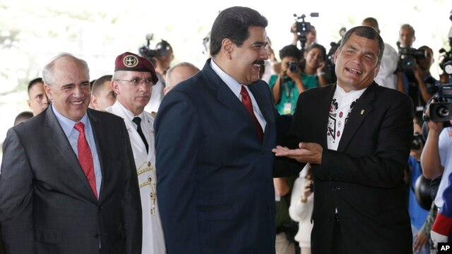 Maduro pidió a Correa que fuera 