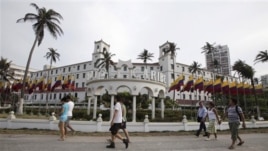Suasana kota Cartagena, Kolombia tempat berlangsungnya KTT Benua Amerika. Beberapa pengawal Presiden Obama dipanggil pulang karena diduga terlibat 'prostitusi' di Cartagena.