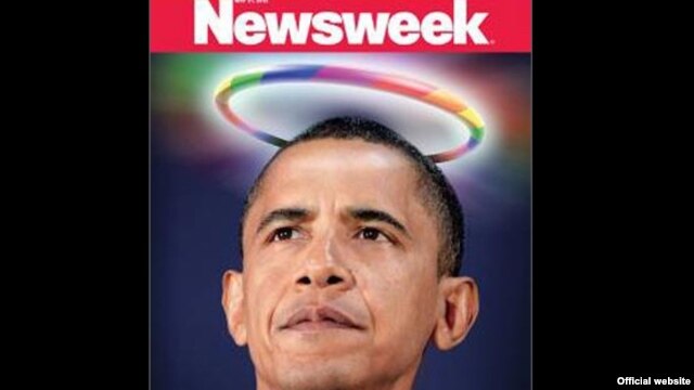 Portada de la revista Newsweek con el título "El primer presidente homosexual". La revista publicó su último número.