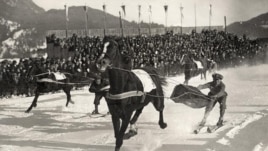Skijoring - St. Mortiz 1928
