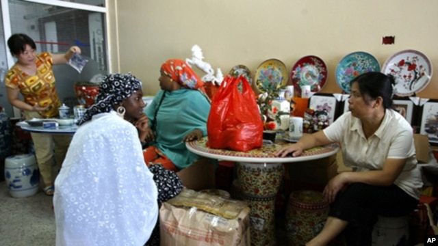 Quầy hàng của người Trung Quốc tại Lagos, Nigeria