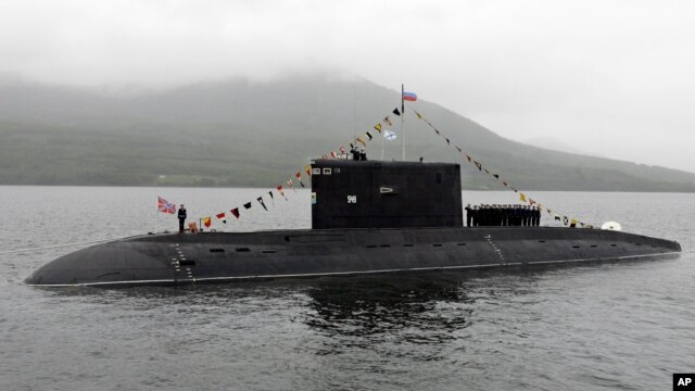 Tàu ngầm lớp Kilo do Nga chế tạo.