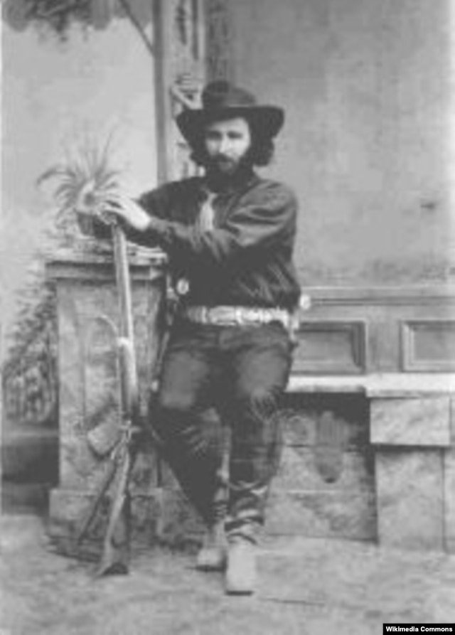 Silver miner Ed Schieffelin founded the town of Tombstone (Photo taken in 1880)