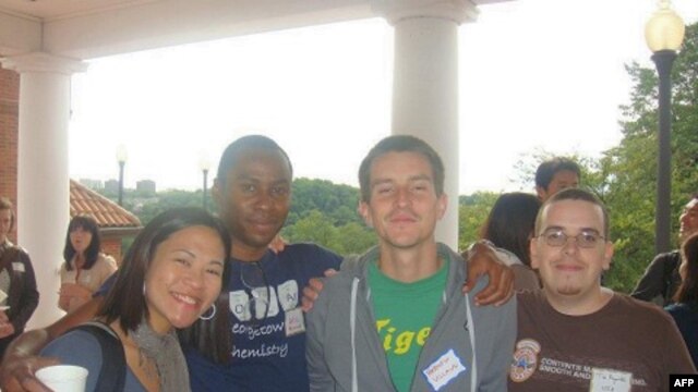International students at Georgetown University in Washington