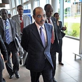 Ethiopian PM Meles Zenawi (File)