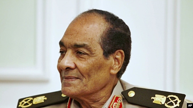 Field Marshal Mohamed Hussein Tantawi, head of Egypt's ruling military council (file photo)