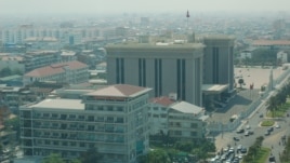 The view of the Office of the Council of Ministers of Cambodia from the 20th floor of the Canadia Tower, Phnom Penh, Cambodia. (Courtesy Photo)