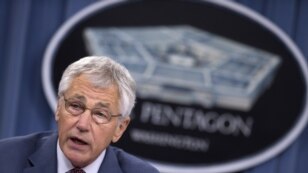 အေမရိကန္ ကာကြယ္ေရး၀န္ႀကီး Chuck Hagel 