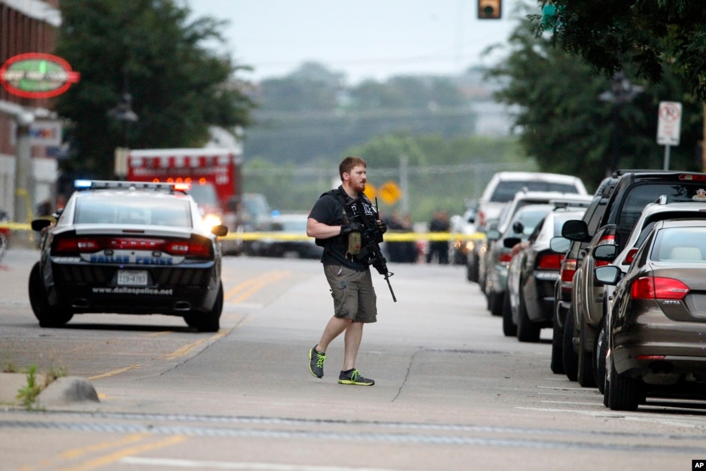 Sniper's Bullet Kills Dallas Police's Attacker