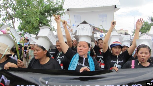Land grabs for rural and urban development projects have created a mass of ongoing protests, particularly from ousted residents of the Boeung Kak and Borei Keila neighborhoods of Phnom Penh, who are highly organized and consistently hold demonstrations that often lead to violent clashes with police.             