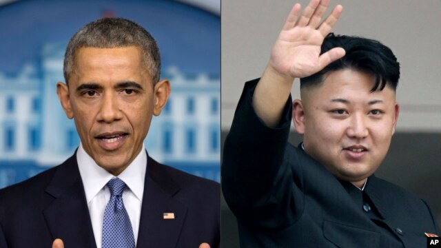 Predsednik SAD Barak Obama i severnokorejski lider Kim Džong Un
