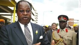 Malawi's Ex-President Bakili Muluzi and father of Atupele Muluzi who has resigned as minister.