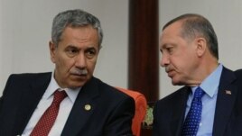 Bulent Arinç û Recep Tayyip Erdogan. (Erşîv)