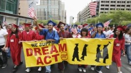 Simpatizantes del llamado "Dream Act"