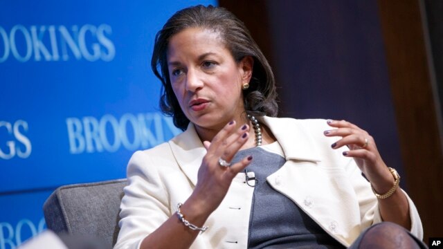 Bà Susan Rice, Cố vấn An ninh Quốc gia của Tổng thống Obama.