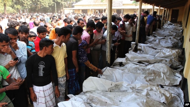Hai tháng trước, một vụ hỏa hoạn tại một xưởng may ở Bangladesh đã giết chết hơn 100 người (ảnh tư liệu) 