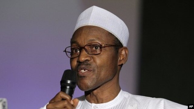 Muhammadu Buhari, a former presidential candidate from the opposition party, speaks at a forum on electoral reforms in Nigeria's capital territory Abuja (File Photo - 14 Apr 2010).