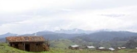 A planned village, or 'umudugudu' for returnees from the DRC in Gatare, in the district of Nyamagabe (formerly known as Gikongoro Province), Rwanda.
