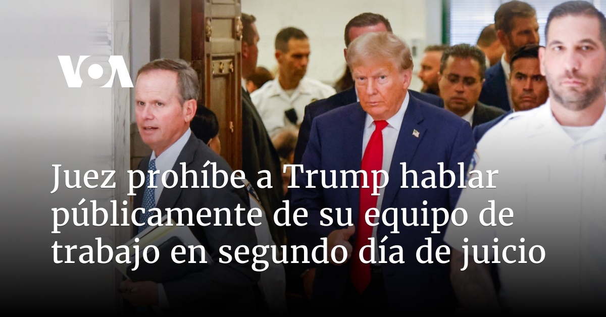 Juez Proh Be A Trump Hablar P Blicamente De Los Miembros Del Tribunal