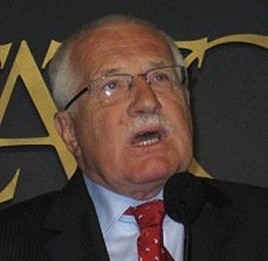 Czech President Vaclav Klaus speaking in Washington DC, October 2009
