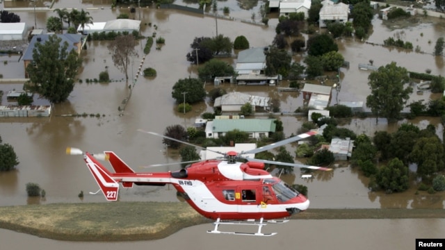 Banjir di Australia awal tahun lalu terjadi lagi saat ini. (Foto: Dok)