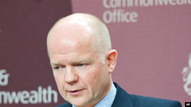 British Foreign Secretary William Hague, March 8, 2011