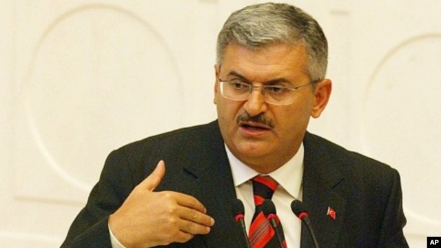 Turkish Minister of Transportation Binali Yildirim (file photo)